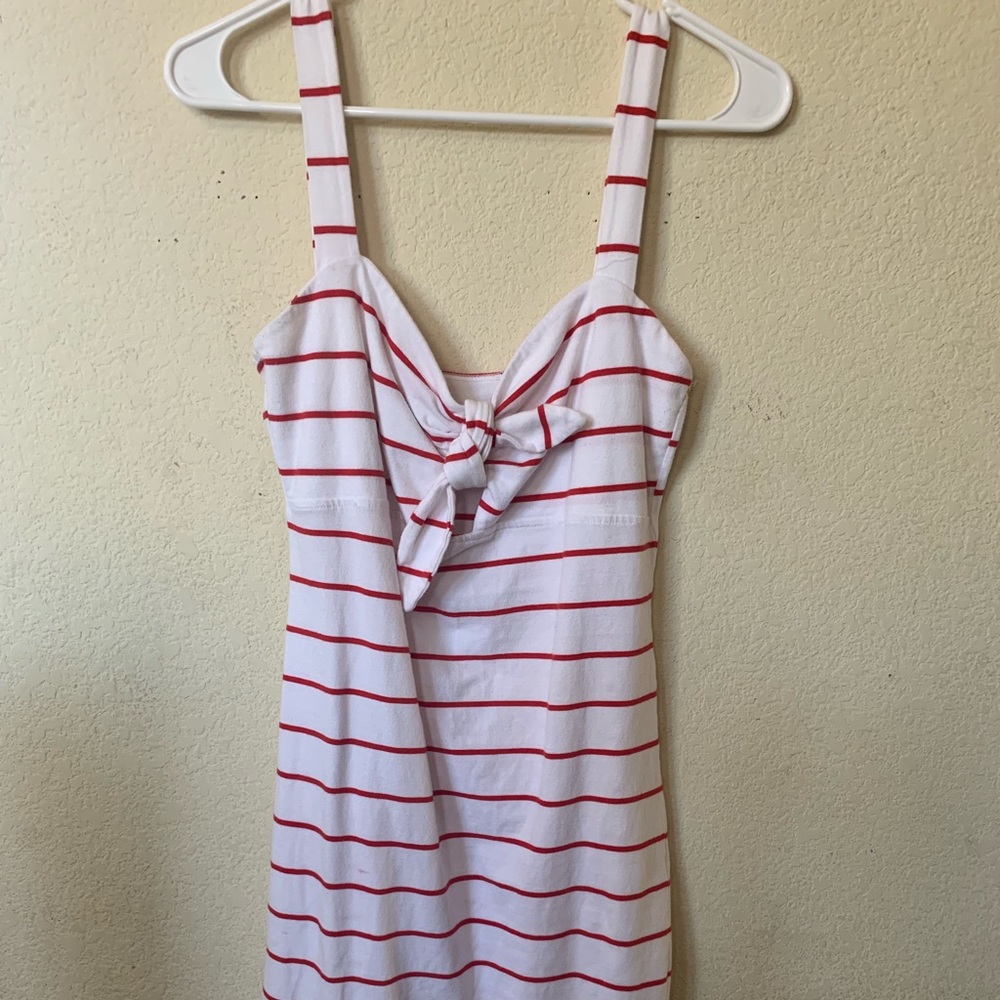 Stripped bodycon dress